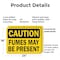 Signmission Fumes May Be Present Caution Sign, Plastic, 24in W x 18in L, 2PK OS-2PACK-CS-P-1824-L-19173 - alternate 7